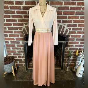 VINTAGE 60's/70's maxi wrap dress